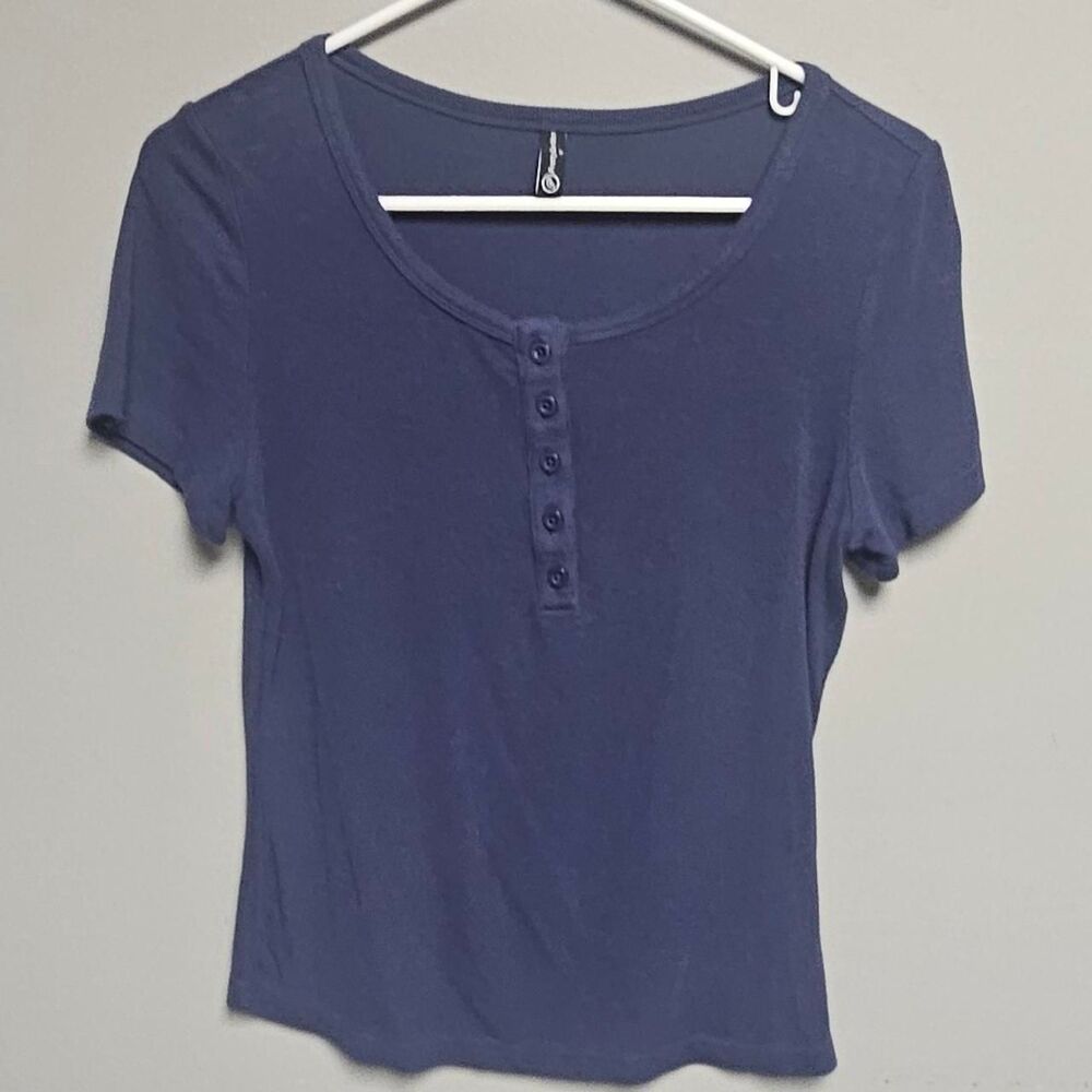 No-brand Women's Blue and Navy Blouse